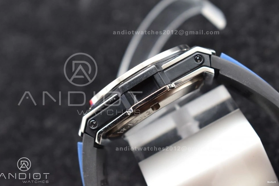 Edition Blue Strap Skeleton Titanium 1:1 Big on Unico Best A1280 Hublot Rubber Dial ZF Blue Bang 0514